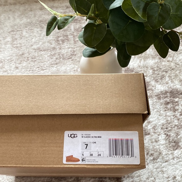 NWT Ultra Mini Chestnut Uggs - Picture 8 of 9
